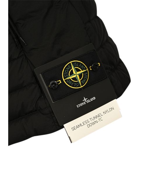 Gilet G100004 in nylon trapuntato Black STONE ISLAND | G100004S0183V0029
